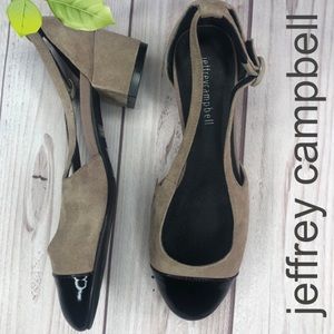 Jeffrey Campbell Sling Back Heel Shoe Size 6.5